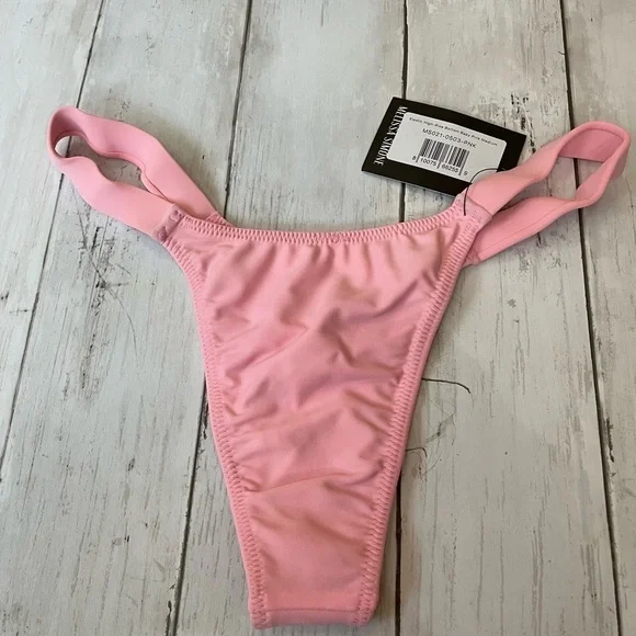 melissa simone Elastic Rise bottom Baby Pink bikini bottom